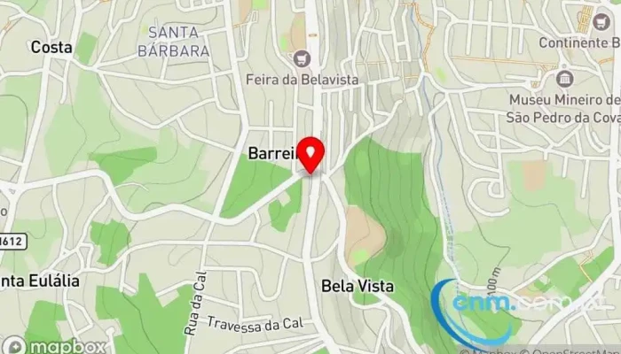 mapa de Ponto CTT Correios em Fânzeres