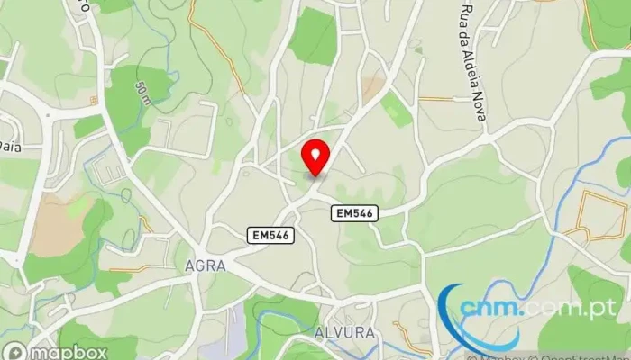 mapa de Ponto CTT Correios em Maia