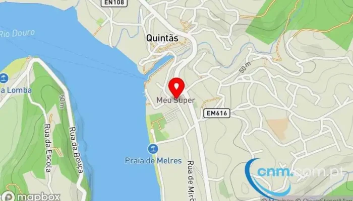 Ponto Ctt -  Mapa - Melres