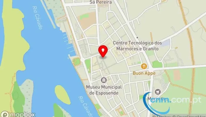 Ponto Ctt -  Mapa - Esposende