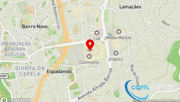 Ponto Ctt -  Mapa - Braga