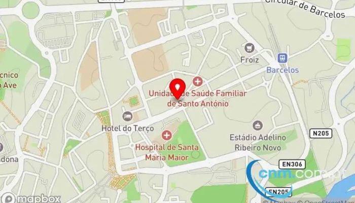 Ponto Ctt -  Mapa - Barcelos