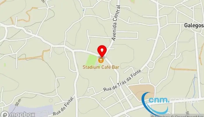 Ponto Ctt -  Mapa - Galegos (santa Maria)