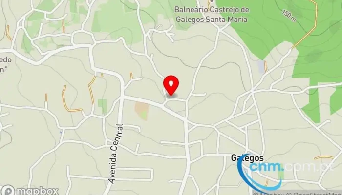 Ponto Ctt -  Mapa - Galegos (santa Maria)
