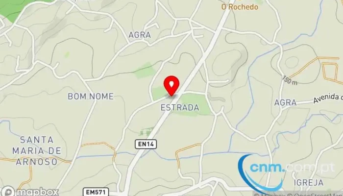 Ponto Ctt -  Mapa - Arnoso (santa Maria)