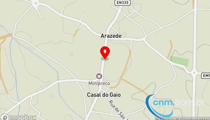 Ponto Ctt -  Mapa - Arazede