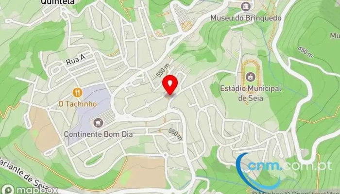 Ponto Ctt -  Mapa - Seia