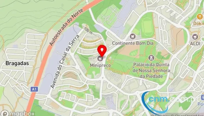 Ponto Ctt -  Mapa - Póvoa De Santa Iria