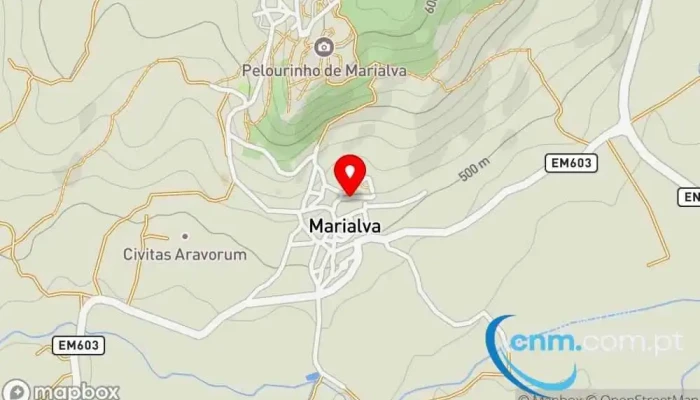 Ponto Ctt -  Mapa - Rua Do Cabeço
