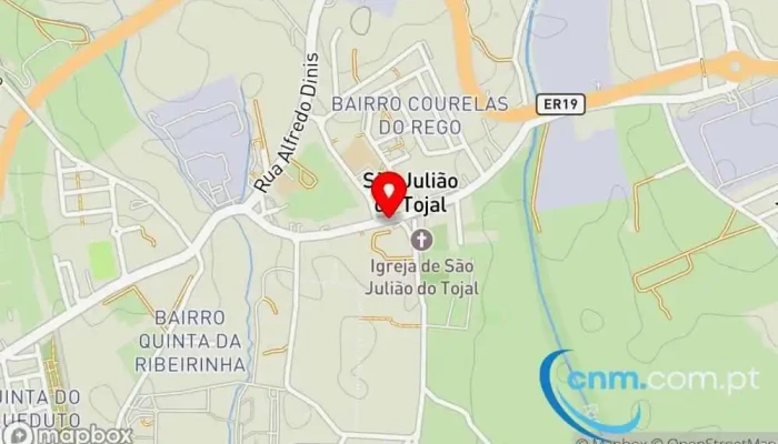 Ponto Ctt -  Mapa - São Julião Do Tojal