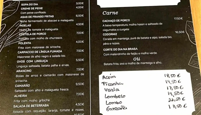 Por Do Sal Restaurantebar Cardapio - Caminho Vinhas Do Mar