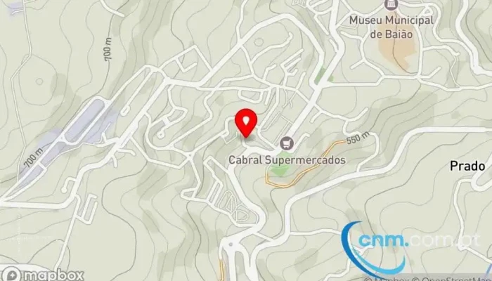 mapa de Posto de Correios de Baião Correios em Baião