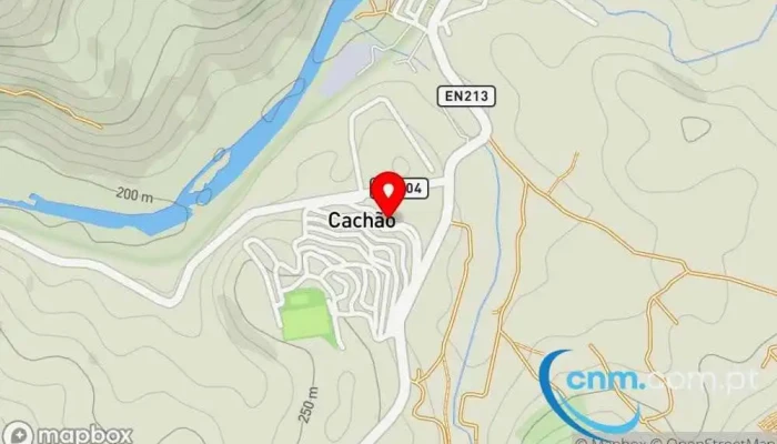 Posto De Correios De Cachao Mapa - Vila Do Nordeste