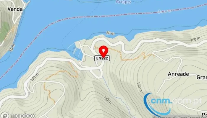 Posto De Correios De Caldas De Aregos -  Mapa - Resende