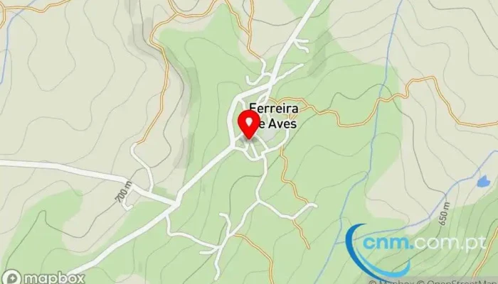 mapa de Posto de Correios de Ferreira de Aves Correios em Rua da Junta de Freguesia