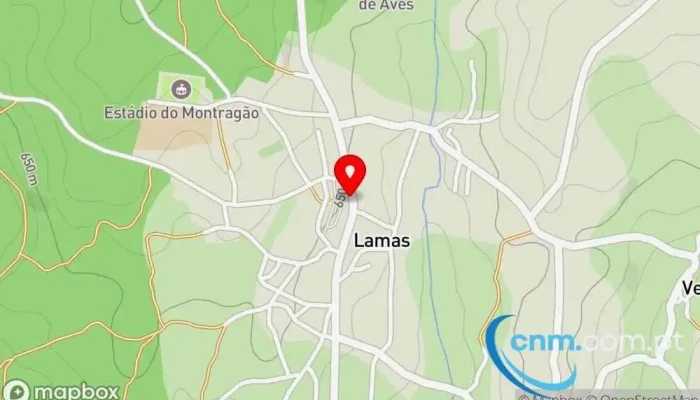 Posto De Correios De Lamas -  Mapa - Avenida Dos Marqueses De Ferreira (en 581)