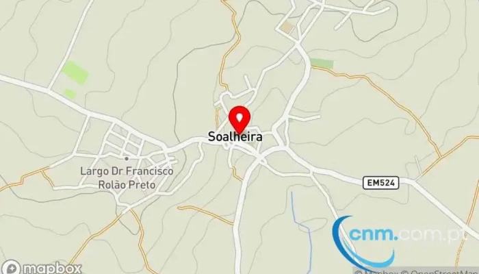 Posto De Correios De Soalheira -  Mapa - Alcains