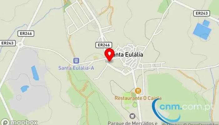 Posto De Correios -  Mapa - Santa Eulália