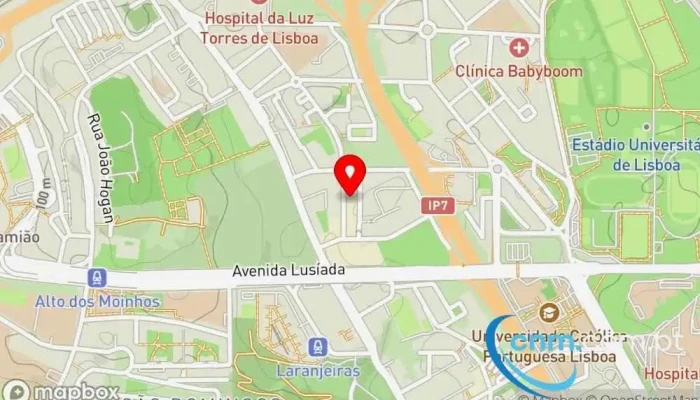 Quarto Colorido Lisboa -  Mapa - Lisboa