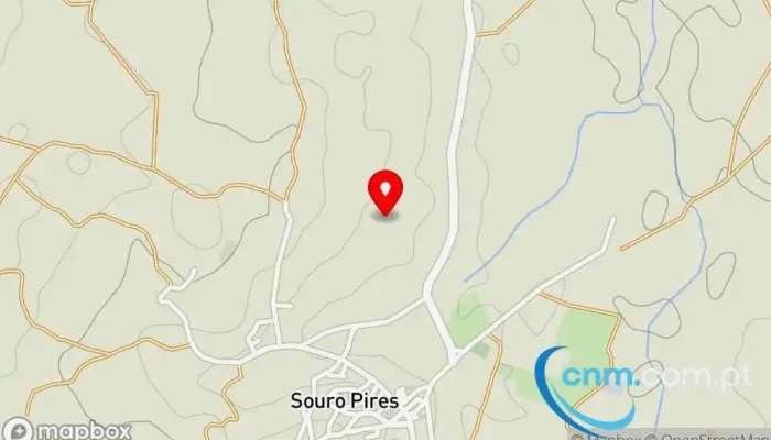 Souro Pires -  Mapa - Portugal