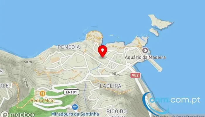 Supermercado Esmeralda Brilhante -  Mapa - Porto Moniz