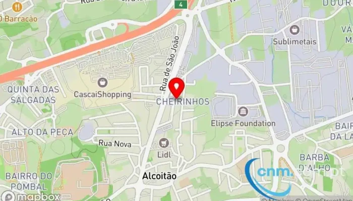 Togs -  Comercio De Uniformes Lda Mapa - Alcabideche