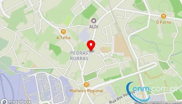 mapa de UPS Access Point Serviço de frete e correio, Serviço de entregas expresso em Maia