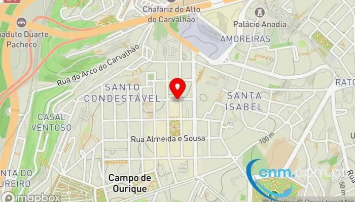 Ursinho A Galope -  Mapa - Lisboa