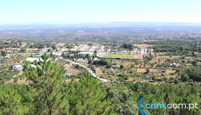 Vista Panoramica De Castelo De Vide Parque Natural Da Serra De Sao Mamede - Em1008
